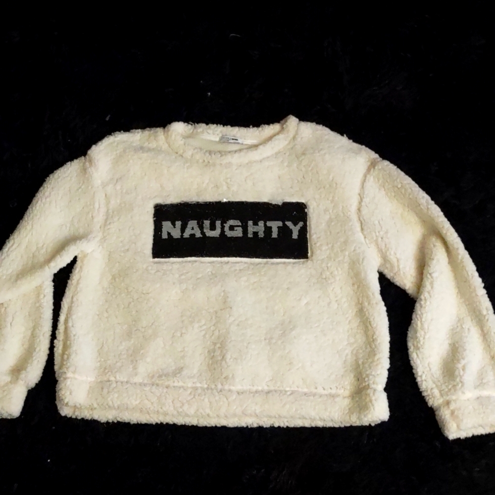 Very soft cotton sweater sz xl snow white